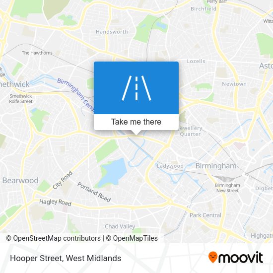 Hooper Street map