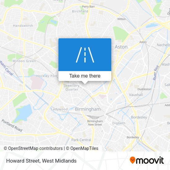 Howard Street map