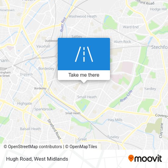 Hugh Road map