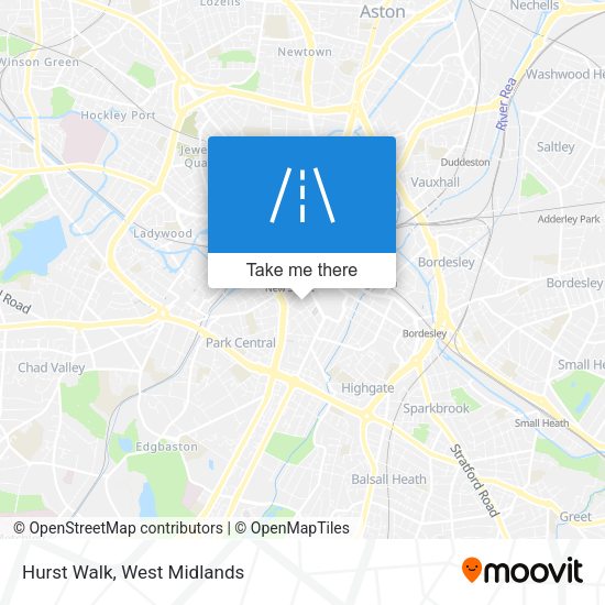 Hurst Walk map