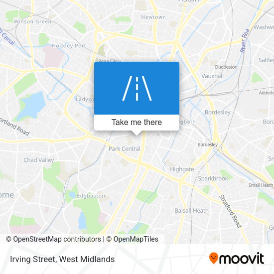Irving Street map