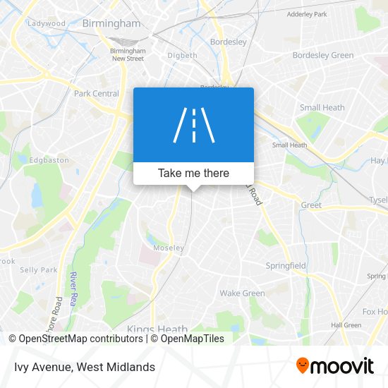 Ivy Avenue map