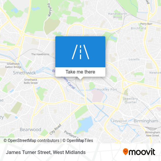James Turner Street map