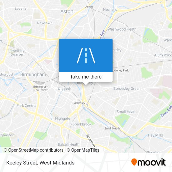 Keeley Street map