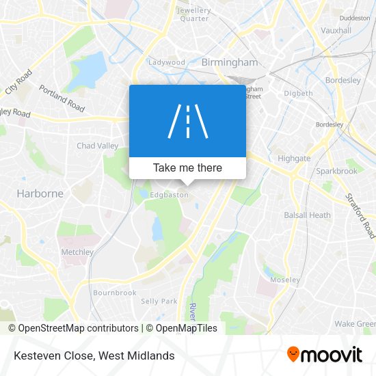 Kesteven Close map