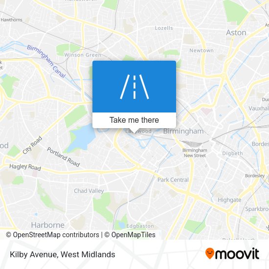 Kilby Avenue map