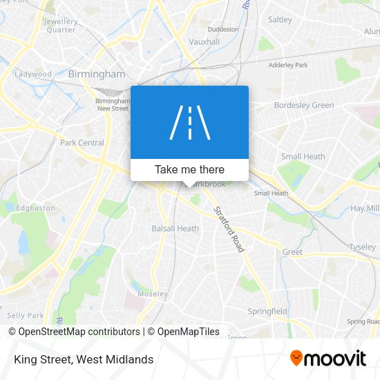 King Street map