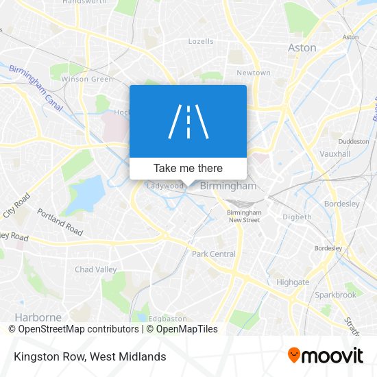 Kingston Row map