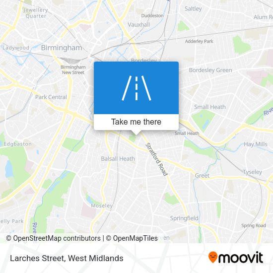 Larches Street map