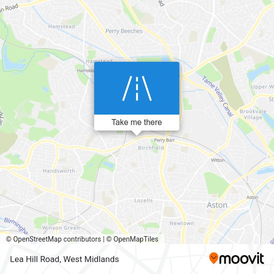 Lea Hill Road map