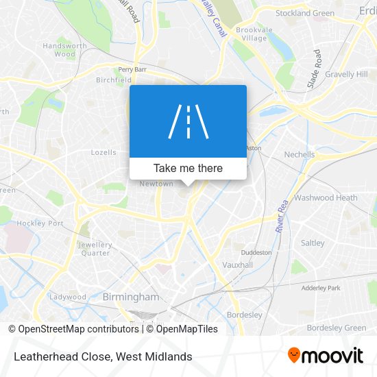 Leatherhead Close map