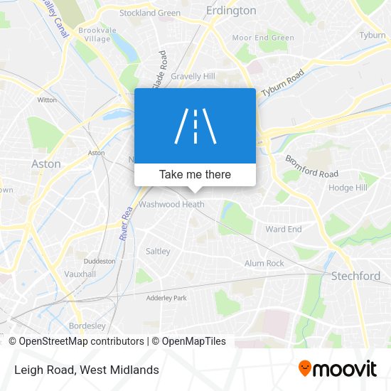 Leigh Road map