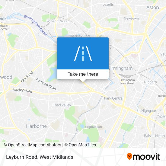 Leyburn Road map