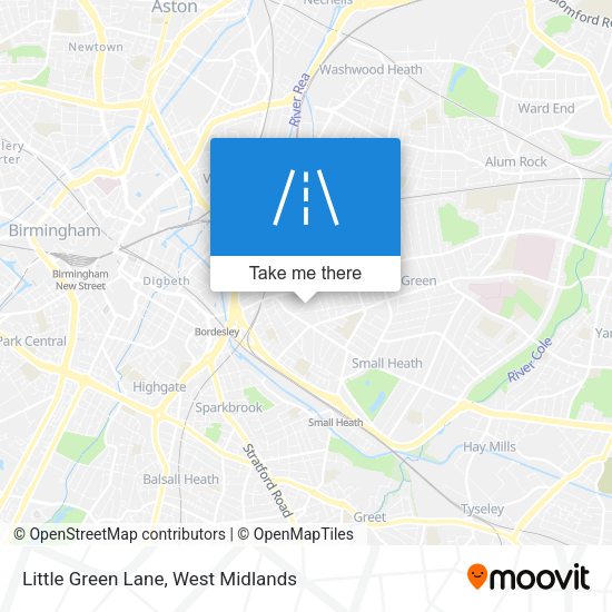 Little Green Lane map