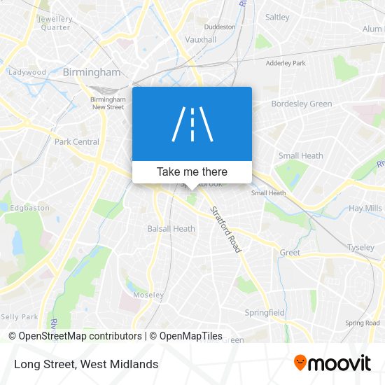 Long Street map