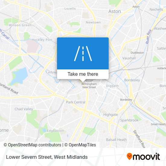 Lower Severn Street map
