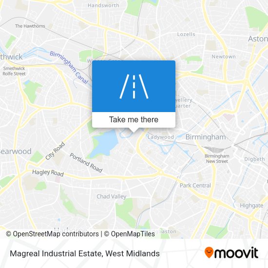 Magreal Industrial Estate map