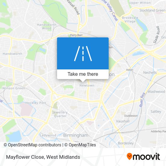 Mayflower Close map