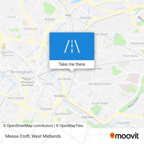 Mease Croft map