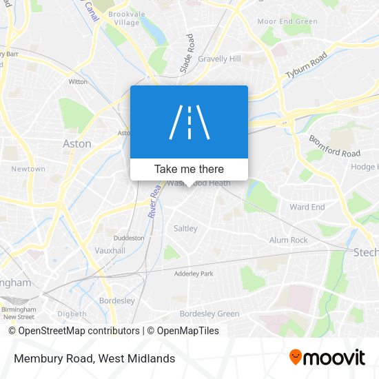 Membury Road map