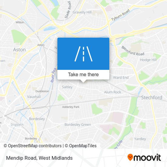 Mendip Road map