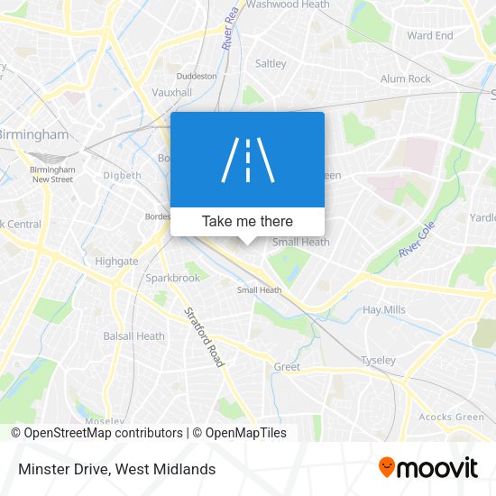 Minster Drive map