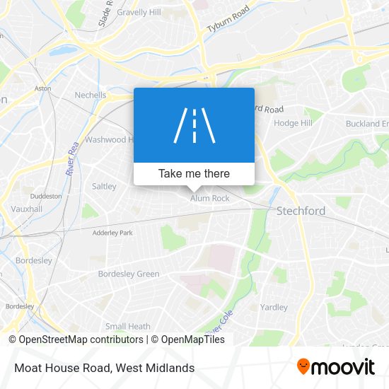 Moat House Road map