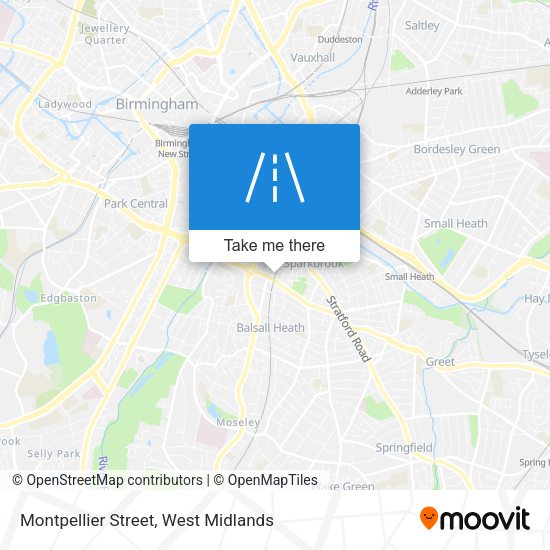 Montpellier Street map