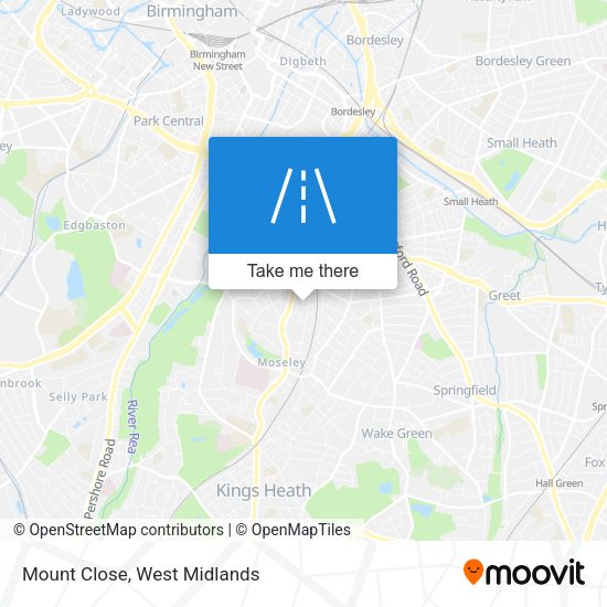 Mount Close map