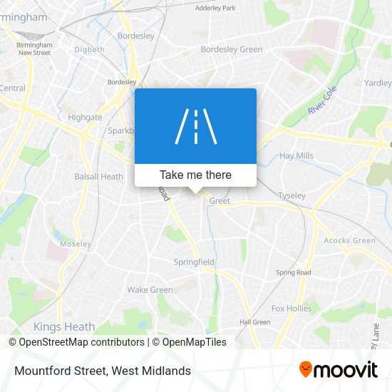 Mountford Street map
