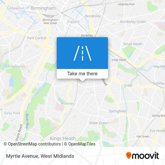 Myrtle Avenue map