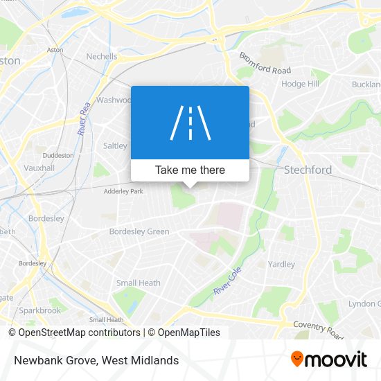 Newbank Grove map