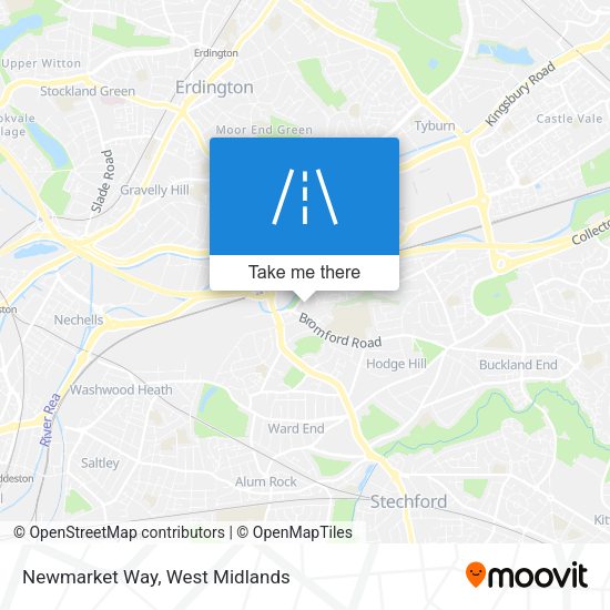 Newmarket Way map