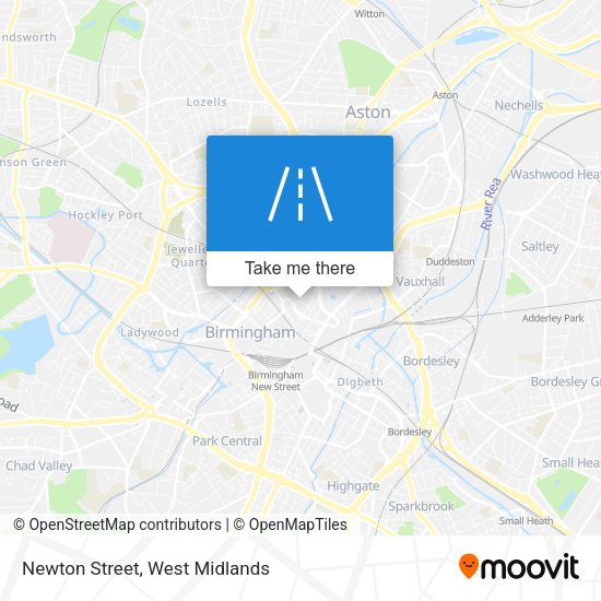 Newton Street map