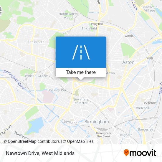 Newtown Drive map