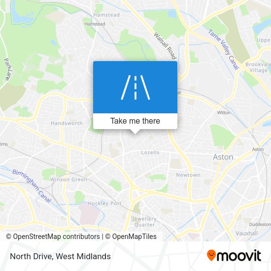 North Drive map
