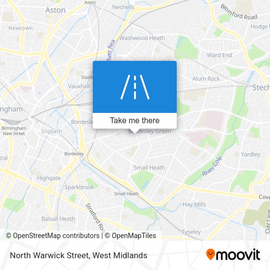 North Warwick Street map