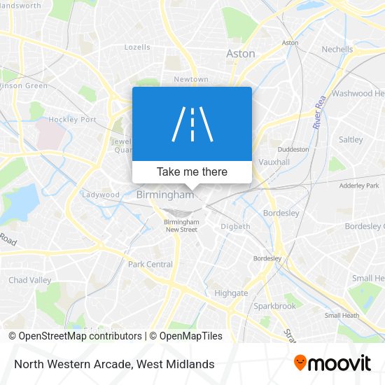 North Western  Arcade map