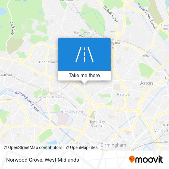Norwood Grove map
