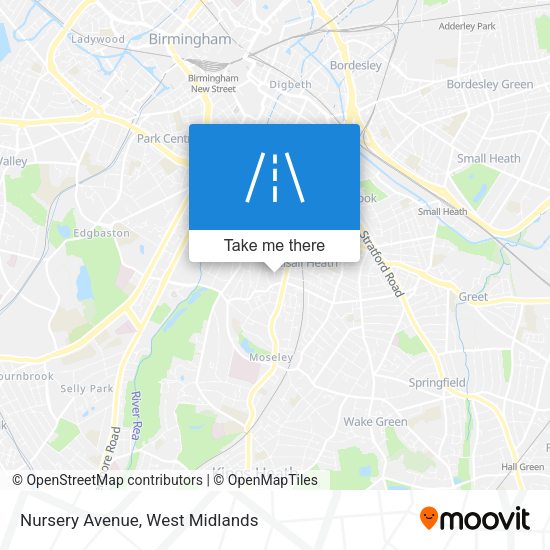 Nursery Avenue map