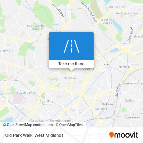Old Park Walk map