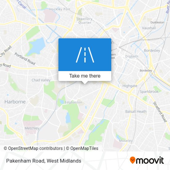 Pakenham Road map