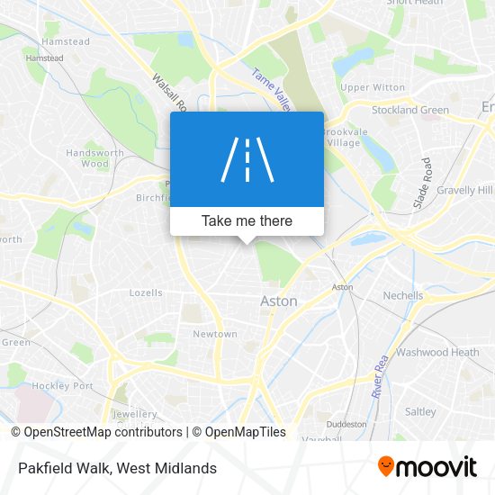 Pakfield Walk map