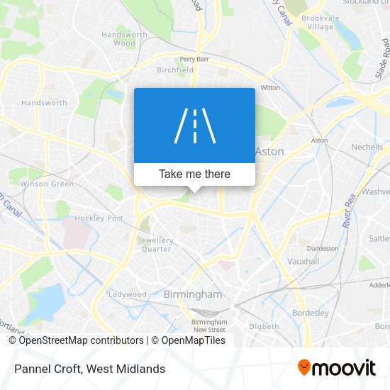 Pannel Croft map