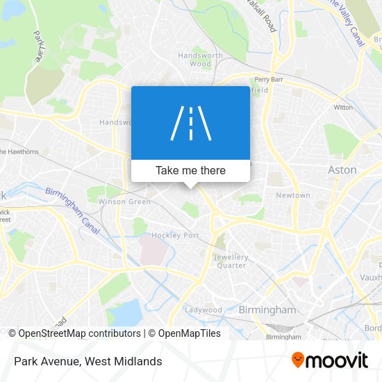 Park Avenue map