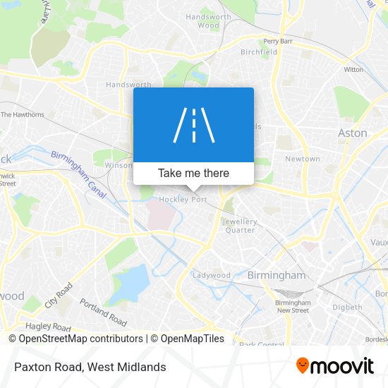 Paxton Road map