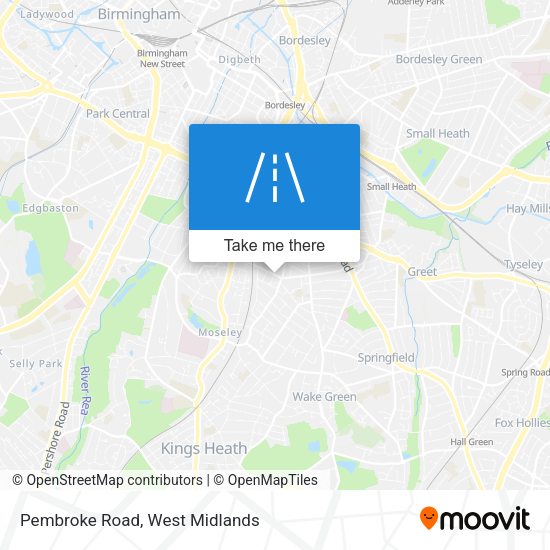 Pembroke Road map