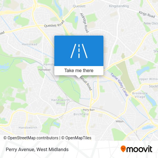 Perry Avenue map