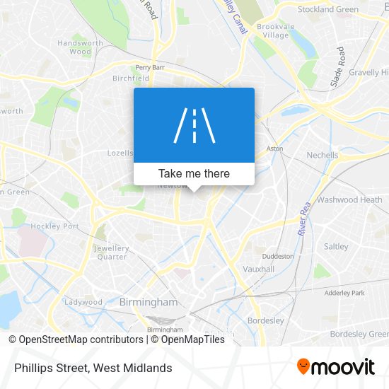 Phillips Street map