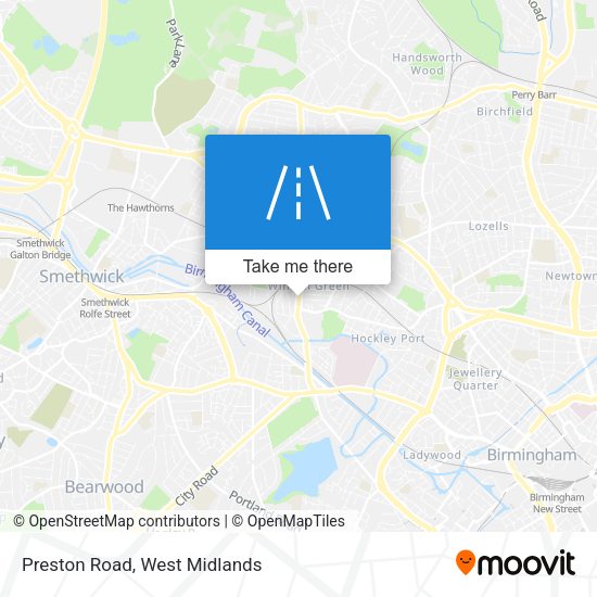 Preston Road map